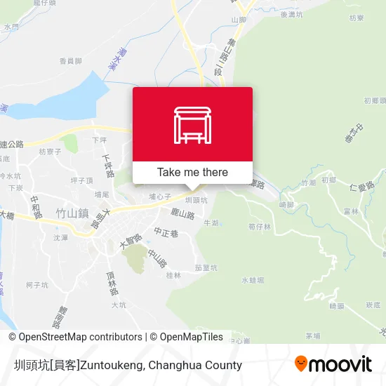 圳頭坑[員客]Zuntoukeng map