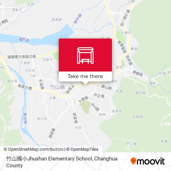 竹山國小Jhushan Elementary School map