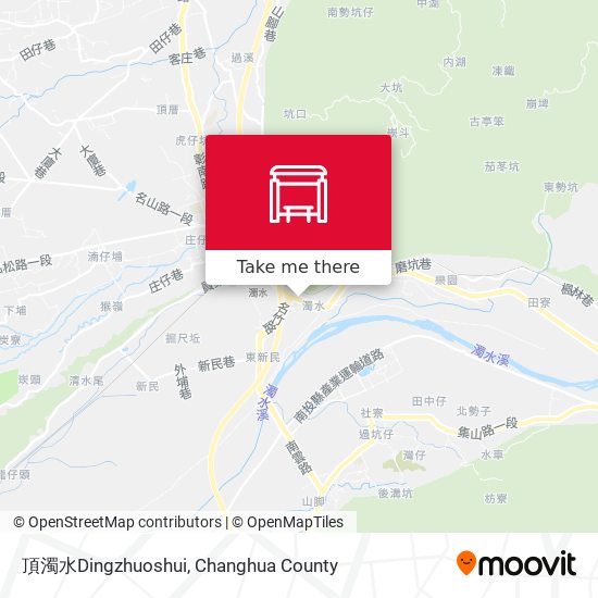 頂濁水Dingzhuoshui地圖