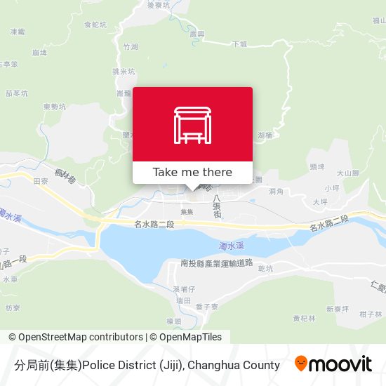 分局前(集集)Police District (Jiji) map