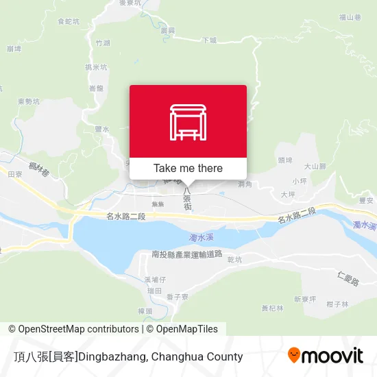 頂八張[員客]Dingbazhang地圖