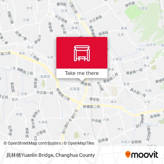 員林橋Yuanlin Bridge map