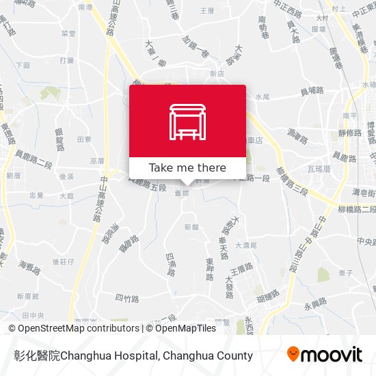 彰化醫院Changhua Hospital map