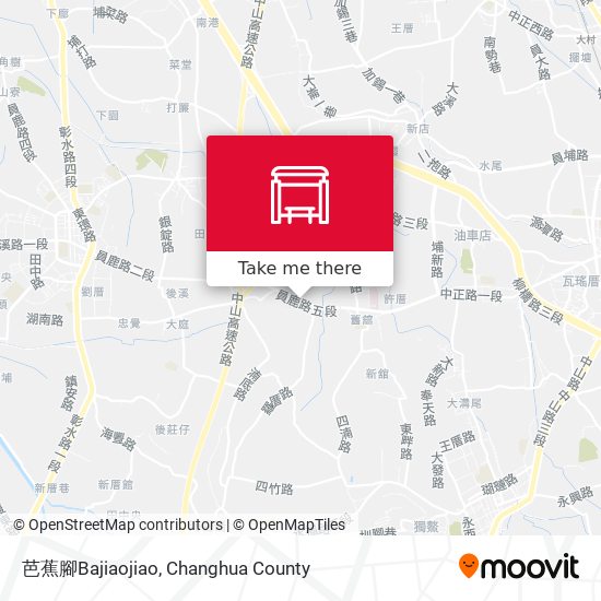 芭蕉腳Bajiaojiao map