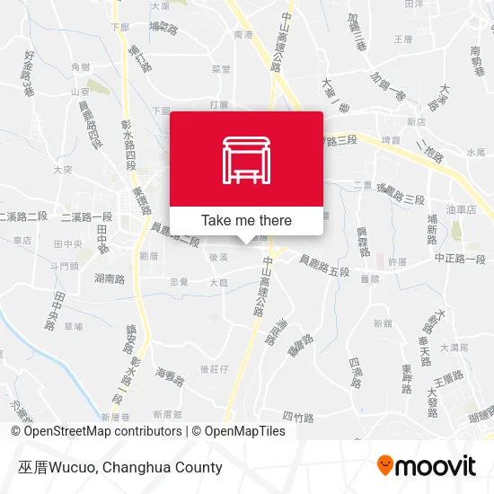 巫厝Wucuo地圖