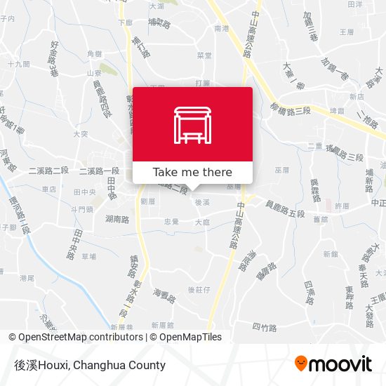 後溪Houxi地圖