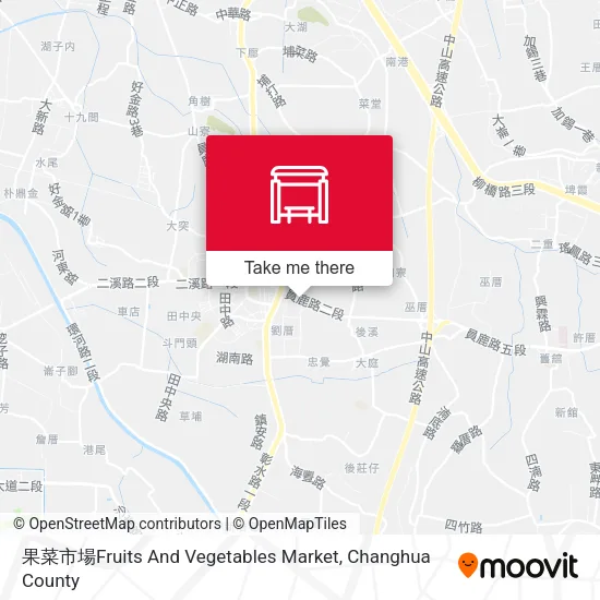 果菜市場Fruits And Vegetables Market map
