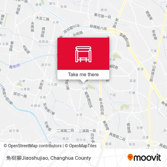 角樹腳Jiaoshujiao map