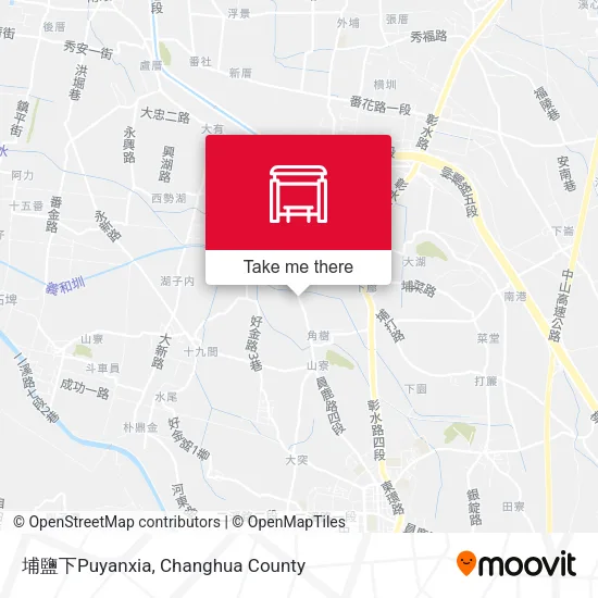 埔鹽下Puyanxia map