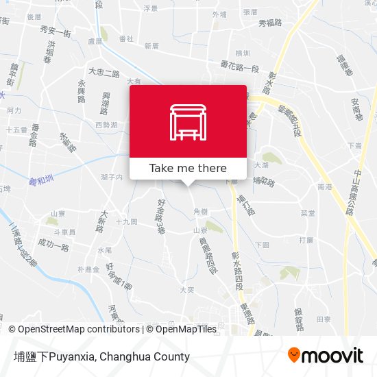 埔鹽下Puyanxia map