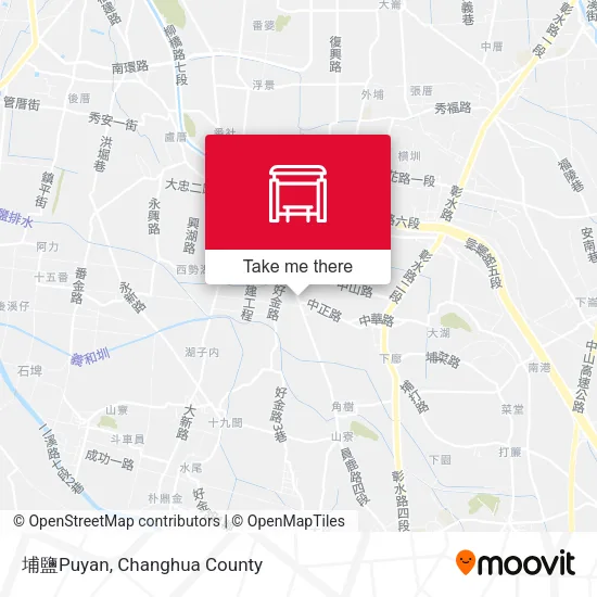 埔鹽Puyan map