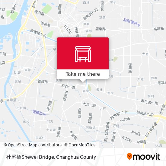 社尾橋Shewei Bridge地圖