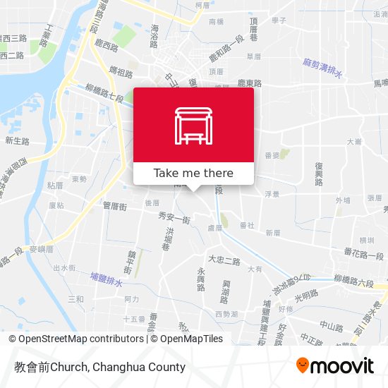教會前Church map