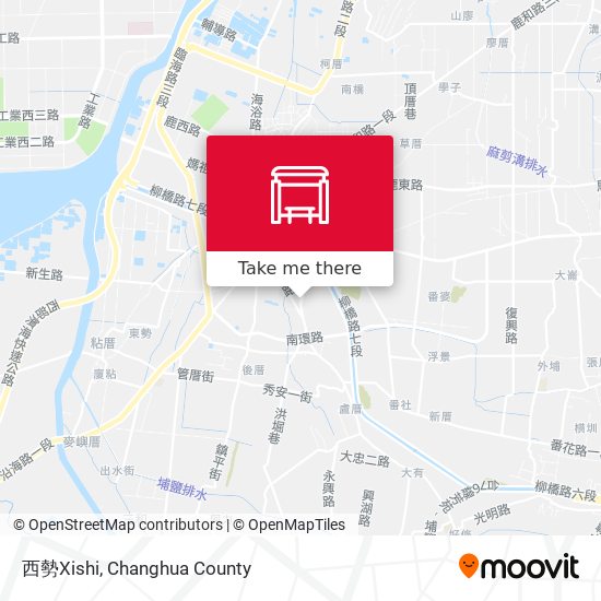西勢Xishi map