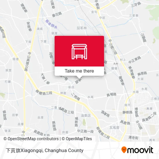下貢旗Xiagongqi map