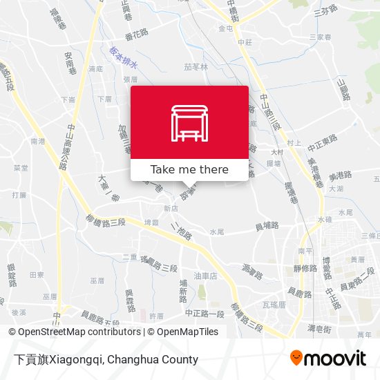 下貢旗Xiagongqi map