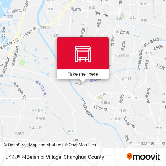 北石埤村Beishibi Village地圖