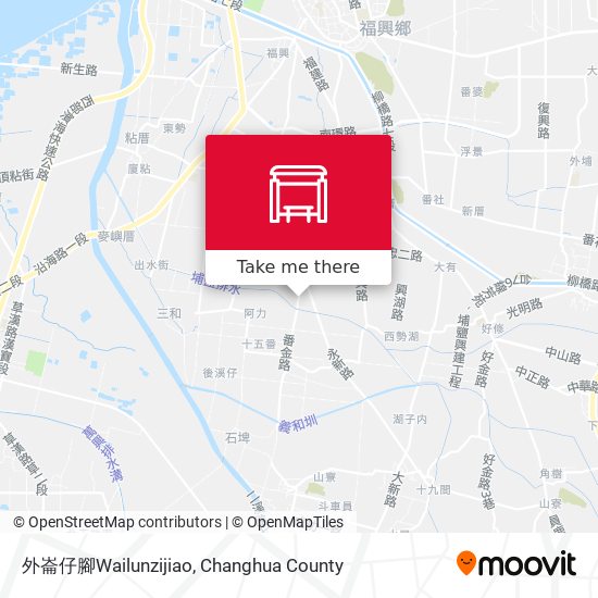 外崙仔腳Wailunzijiao地圖