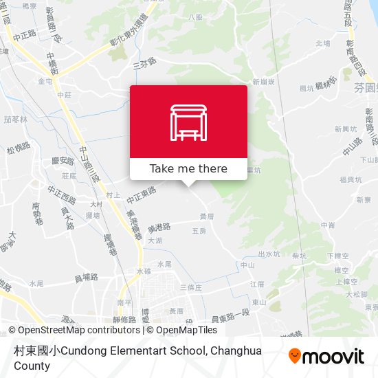 村東國小Cundong Elementart School map