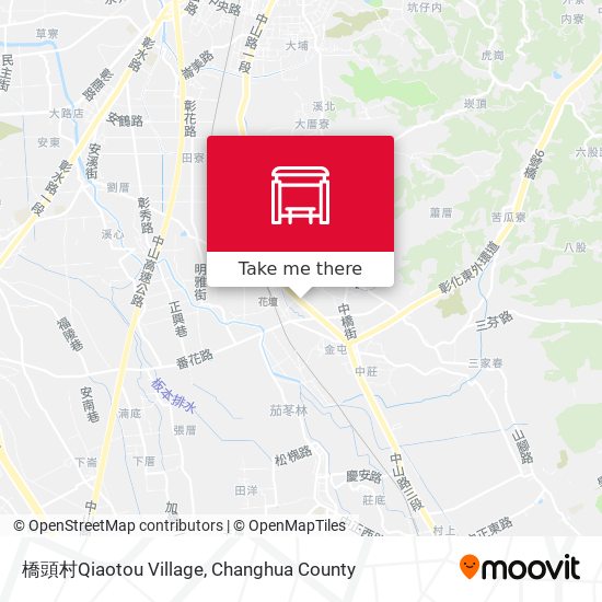 橋頭村Qiaotou Village map