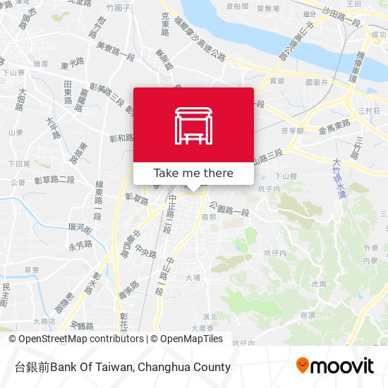 台銀前Bank Of Taiwan map