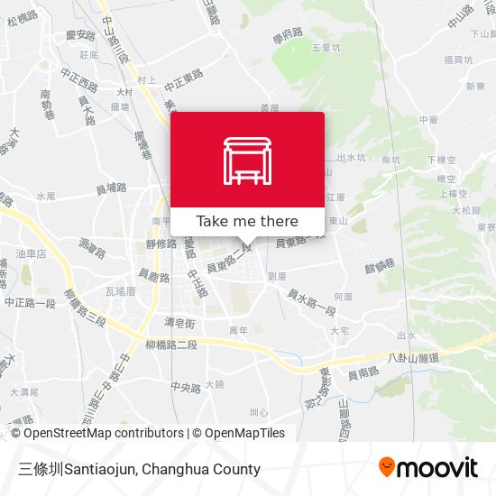 三條圳Santiaojun map