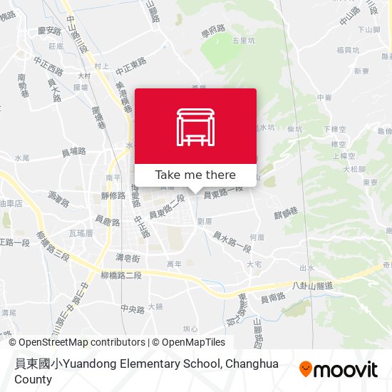 員東國小Yuandong Elementary School map