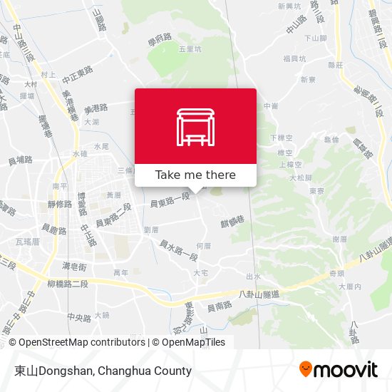 東山Dongshan map