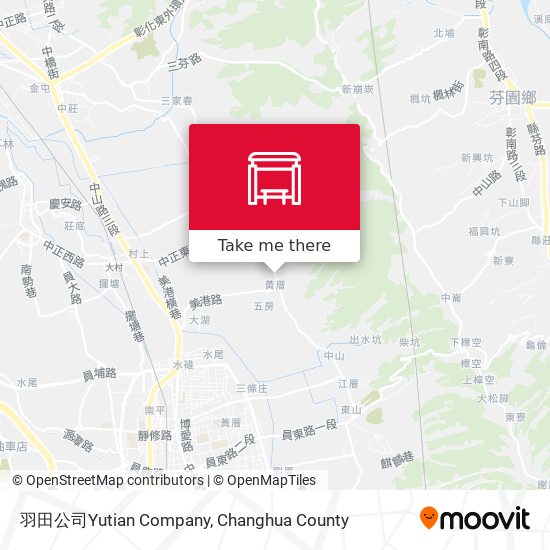 羽田公司Yutian Company map