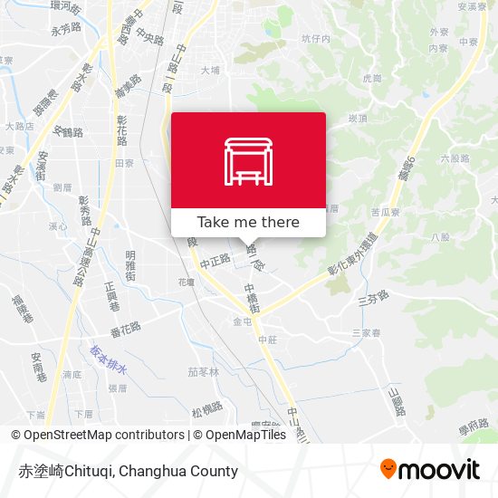赤塗崎Chituqi map