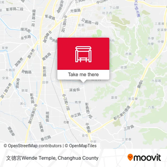 文德宮Wende Temple map