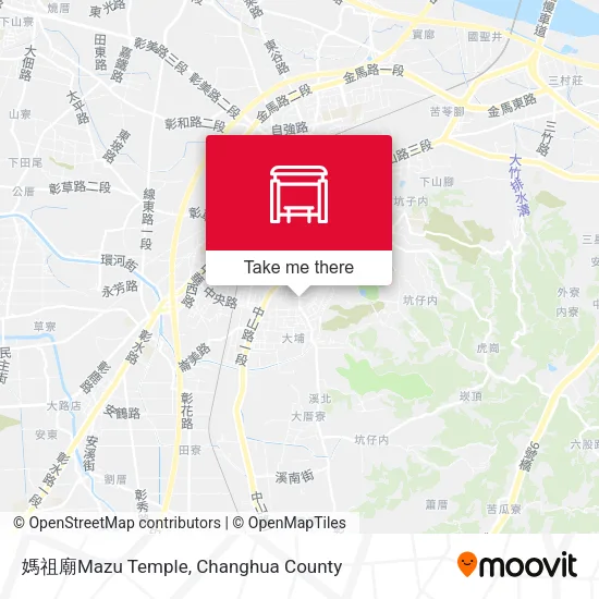 媽祖廟Mazu Temple地圖