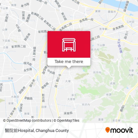 醫院前Hospital map