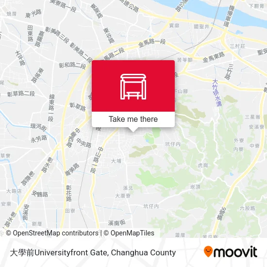 大學前Universityfront Gate地圖