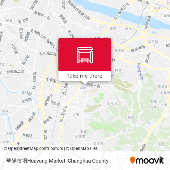 華陽市場Huayang Market map