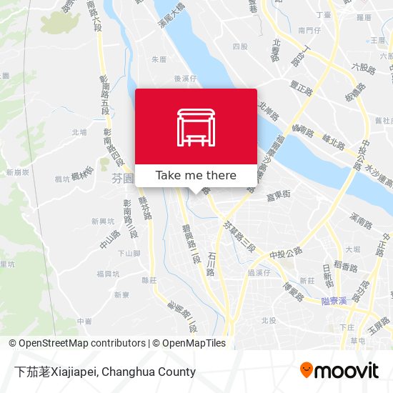 下茄荖Xiajiapei地圖
