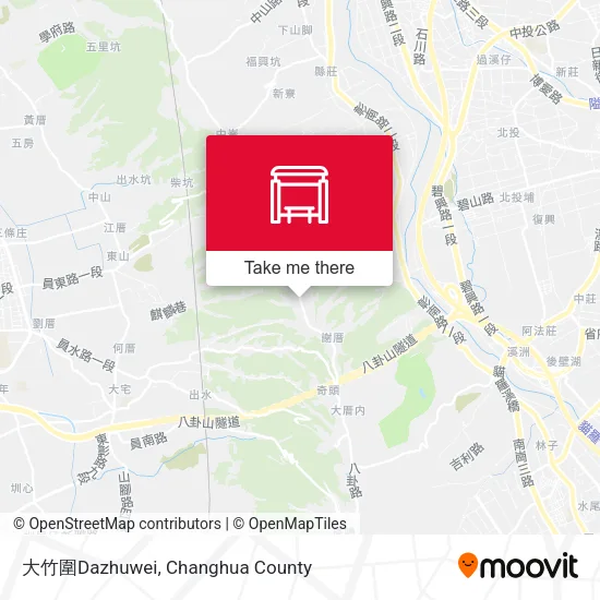 大竹圍Dazhuwei地圖