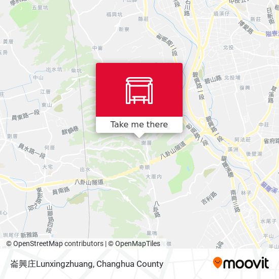 崙興庄Lunxingzhuang地圖