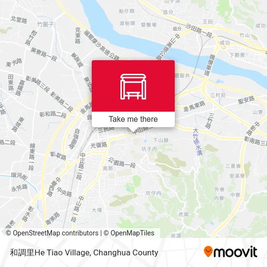 和調里He Tiao Village map