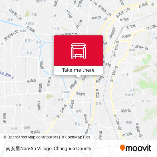 南安里Nan-An Village map