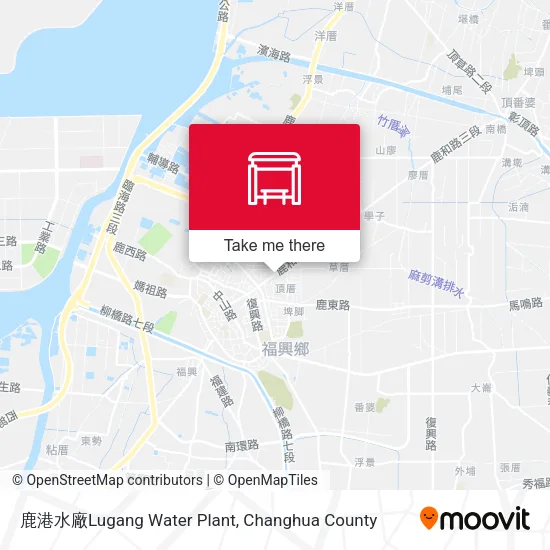 鹿港水廠Lugang Water Plant map