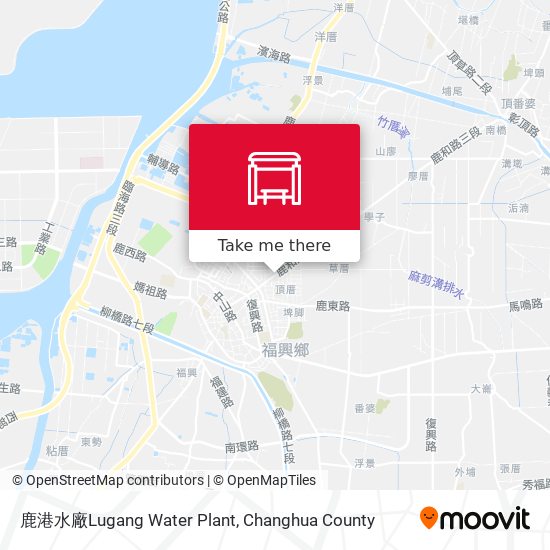 鹿港水廠Lugang Water Plant map