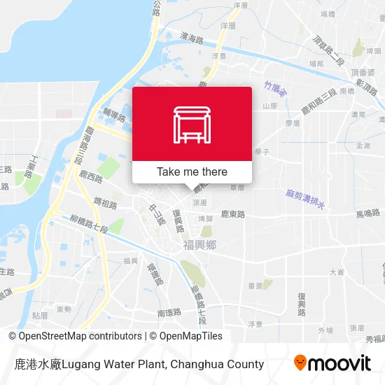 鹿港水廠Lugang Water Plant地圖