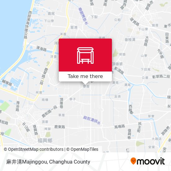 麻井溝Majinggou地圖