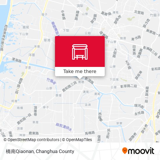 橋南Qiaonan map