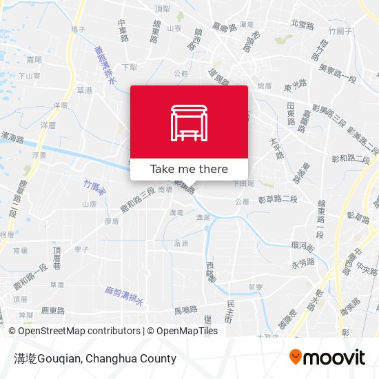 溝墘Gouqian map
