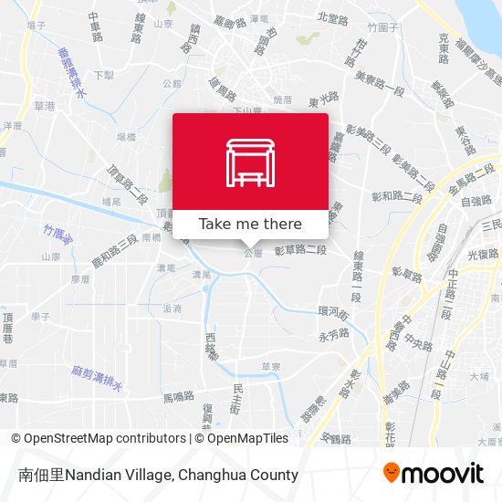 南佃里Nandian Village map