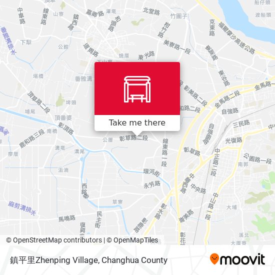 鎮平里Zhenping Village地圖