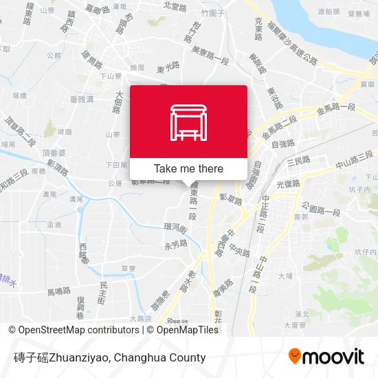 磚子磘Zhuanziyao地圖