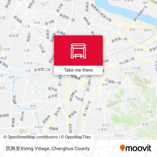 西興里Xixing Village map
